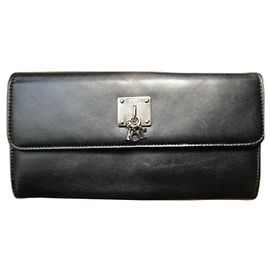 Christian Dior Black leather companion.