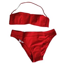 La Perla Badeanzug rot mit Tüll