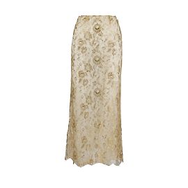 Autre Marque Gonna in pizzo scintillante della collezione Privée