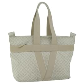 BOTTEGAVENETA INTRECCIATO Borsa Tote Scorpito Pelle Bianca Autentico ep3175 - Autre Marque