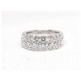 Autre Marque anello a fascia d'oro 18k diamanti 1,6 sui carati