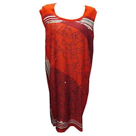 NUEVO VESTIDO HERMES TWILLAINE CONSTELACIONES H622830Delaware9T42 l 42 Vestido de seda - Hermès