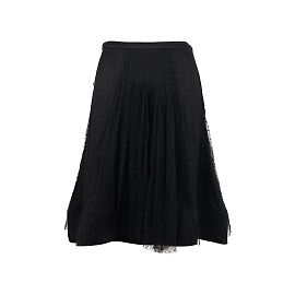 Moschino Falda De Encaje A Lunares