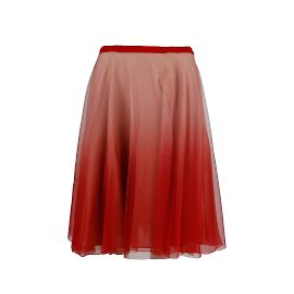 Red Valentino Falda evasé de tul degradado