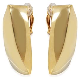 Orecchino a clip con triangolo cometa Saint Laurent in metallo comune