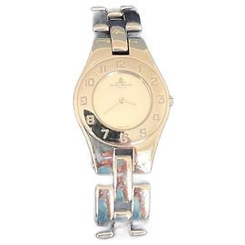 Baume & Mercier Linea Armbanduhr aus Stahl Silber