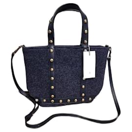 Borsa tote Vanessa Bruno blu in lana