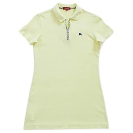 Vestido de tenis Burberry amarillo de algodón