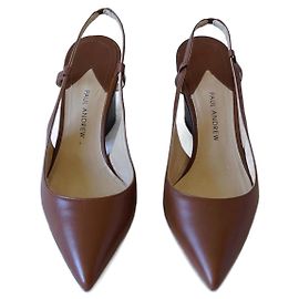 Paul Andrew Gret Slingback Pumps Mokka Kalbsleder