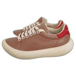 Zapatillas Marni Banana Cuero Beige