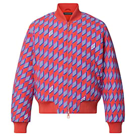 Louis Vuitton Drop Needle Graphic Bomber Jacket Polyamide