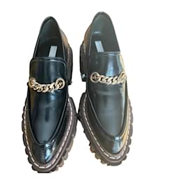 Mocassini Stella McCartney in pelle nera vernice 38 - Stella Mc Cartney