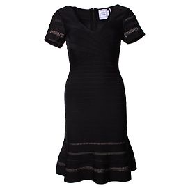 HERVE LEGER, Abito Viviana in nero