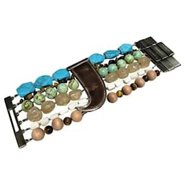 Autre Marque Bracciale con pietre minerali Dyrberg/Kern