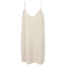 Vestido mini The Row de lana beige