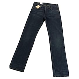 Vaqueros Levi's 501 Original Azul Oscuro Algodón