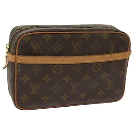 Louis Vuitton-Monogramm Compiegne 23 Kupplungstasche M.51847 LV Auth am5781
