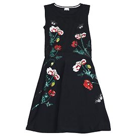 Vestido negro sin mangas Adolfo Dominguez de punto