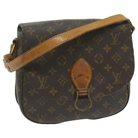 LOUIS VUITTON Monogram Saint Cloud GM Borsa a tracolla M51242 LV Auth yb450
