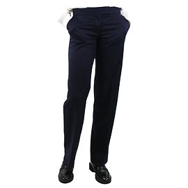 Stella Mc Cartney Marineblaue Wollhose - Größe UK 6