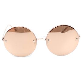 Gafas de sol Linda Farrow Redondas Doradas