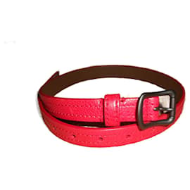 Bottega Veneta Gürtel aus rotem Leder