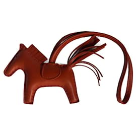 Hermès Rodeo PM bag charm orange leather