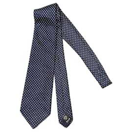 Cravatta Valentino in seta blu