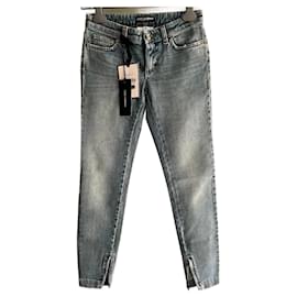 Vaqueros skinny Dolce & Gabbana Pretty azul claro algodón