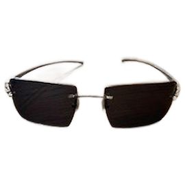 Occhiali da sole Cartier Panthere De Cartier Argentati