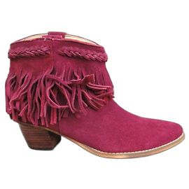 Stivaletti Isabel Marant Rosso Scuro Camoscio