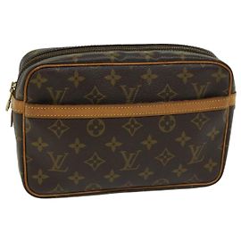 Louis Vuitton Monogram Compiegne 23 Pochette M51847 LV Auth em5901