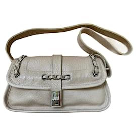 Borsa Baguette Chanel in Pelle Beige