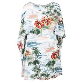 Vestido estilo capa de Valentino Hawaiian Couture