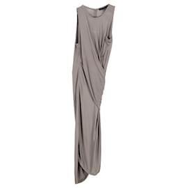 Vestido Midi Asimétrico Alexander Wang en Rayón Verde