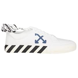 Scarpe da ginnastica basse in tela ecologica vulcanizzata Off-White - Bianco Blu Navy - Off White
