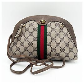 Gucci GG Vintage Supreme Dome Ophidia Bag