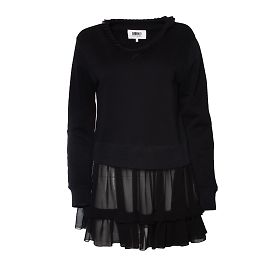 Maison Martin Margiela Maison Margiela, Kombipullover mit Rundhalsausschnitt