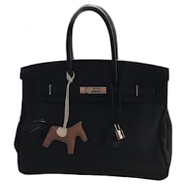Hermès Birkin 35 em couro Togo preto