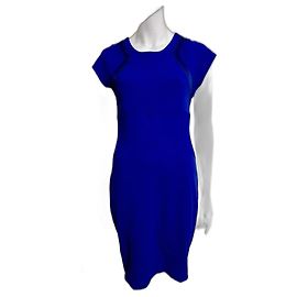 Diane Von Furstenberg DvF Lira Wollkleid mit Satin-Einsätzen