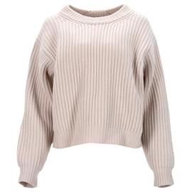 Strickpullover aus ecrufarbener Wolle von Acne Studios