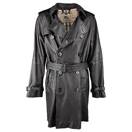 Trench in pelle di agnello Burberry