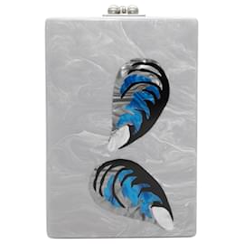 Graue und mehrfarbige Clutch aus Acryl von Edie Parker - Autre Marque