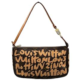 Borsa a mano Louis Vuitton Monogram Graffiti Pochette Accessoires