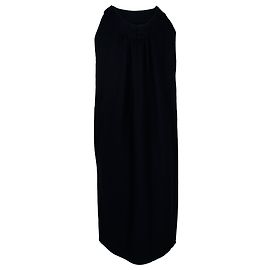 Vestido sin mangas Oscar De La Renta en lana negra