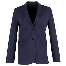 Giacca blazer monopetto Theory in poliestere blu navy