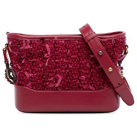 Chanel Rosso Piccolo Tweed Gabrielle Hobo