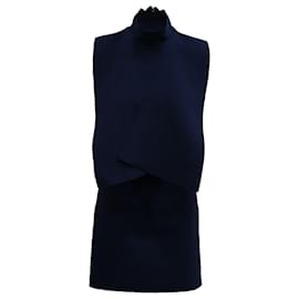 Miniabito MSGM a collo alto in poliestere blu navy - Msgm