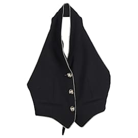 Weste von Etro aus schwarzem Polyester