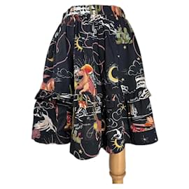 Autre Marque Falda Sundance Midi Horse con volantes Hayley Menzies